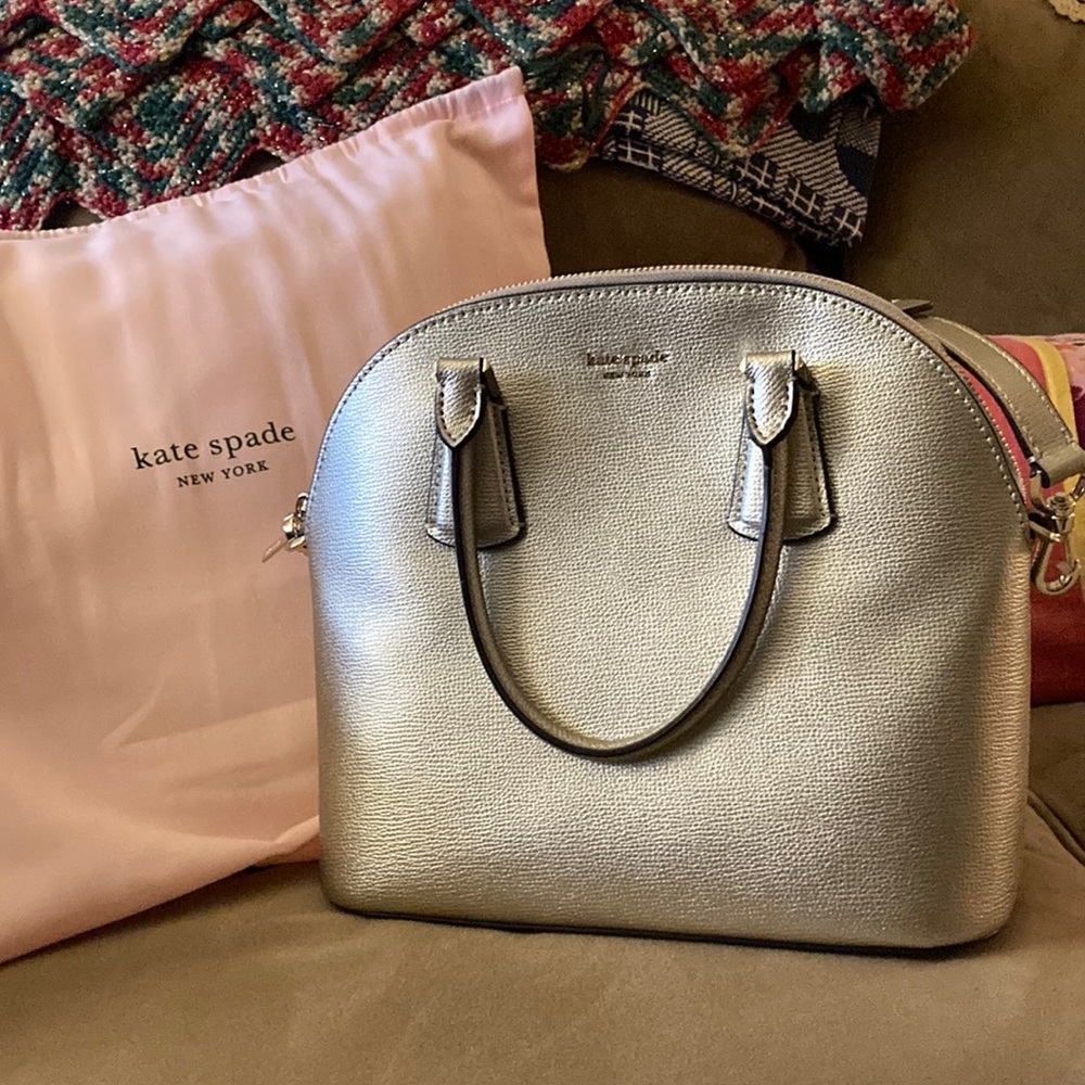 kate spade Metallic Gold Dome Satchel